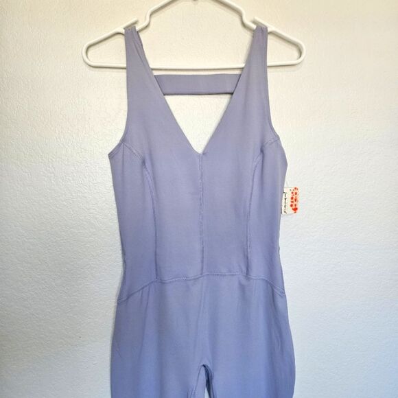 NWT FP Movement Free People | Never Better One-Piece Platinum Womens Large - Picture 6 of 11